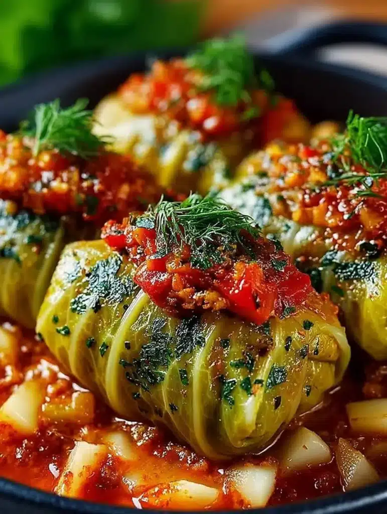 Vegetarische Kohlrouladen: Einfach, gesund und köstlich – Rezept mit Gemüse & Reis