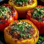 Gefüllte Paprika aus dem Airfryer: Schnell, einfach & lecker! 10 127