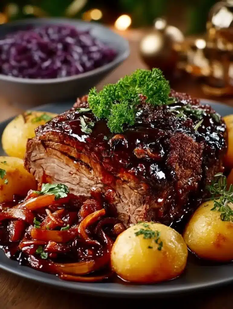 Weihnachtsbraten mit Rotweinsoße: Festliches Rezept für Hühnchen & Rindfleisch 37 Weihnachtsbraten mit Rotweinsoße: Festliches Rezept für Hühnchen & Rindfleisch
