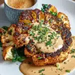 Blumenkohlsteak mit Pfefferrahmsauce – Vegetarisches Rezept 10 137