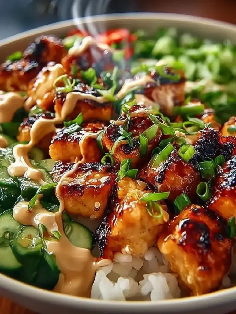 Knusprige Bang Bang Hähnchen Bowl: Einfaches & schnelles Rezept für Zuhause