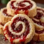 Himbeer-Mürbteig-Röllchen: Einfaches Rezept für knusprigen Genuss 9 152