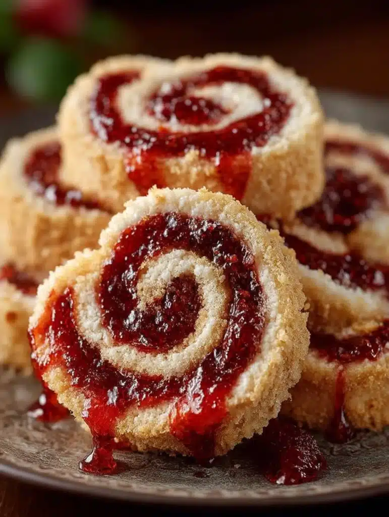 Himbeer-Mürbteig-Röllchen: Einfaches & schnelles Rezept für zarte Kekse