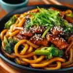 Teriyaki Udon Nudeln Rezept: Schnell, einfach & lecker mit Huhn & Gemüse 129 158