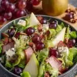 Herbstsalat mit Birne & Traube: Frisches, leichtes & schnelles Rezept 160 159