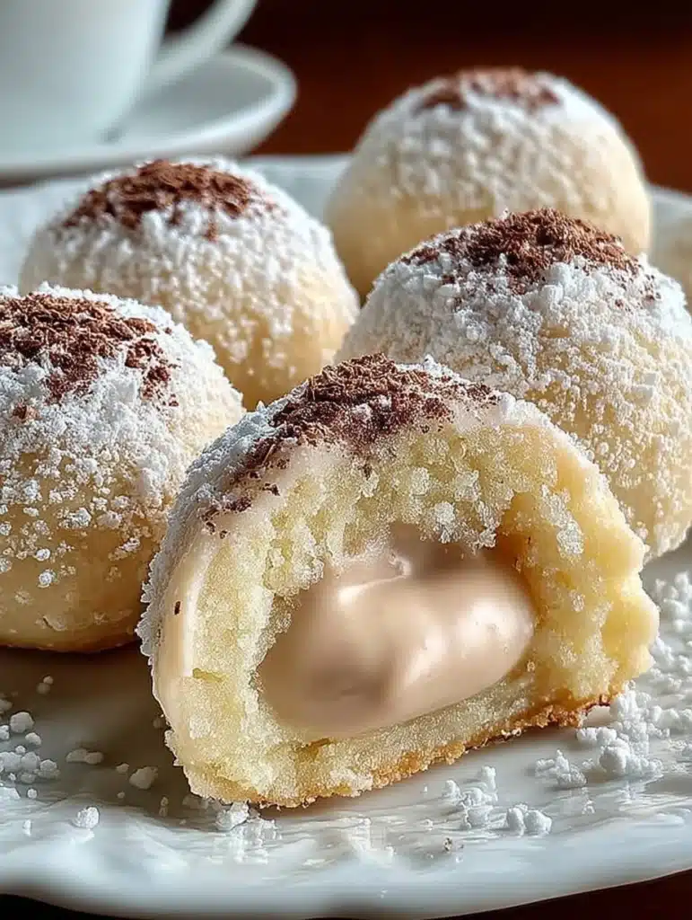 Vanillekipferl Kugeln Marzipan Nougat: Festliches Rezept für einfache Weihnachtsplätzchen