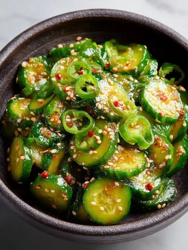 Koreanischer Gurkensalat Rezept: Schnell, würzig & frisch – Deine asiatische Beilage 37 Koreanischer Gurkensalat Rezept: Schnell, würzig & frisch – Deine asiatische Beilage