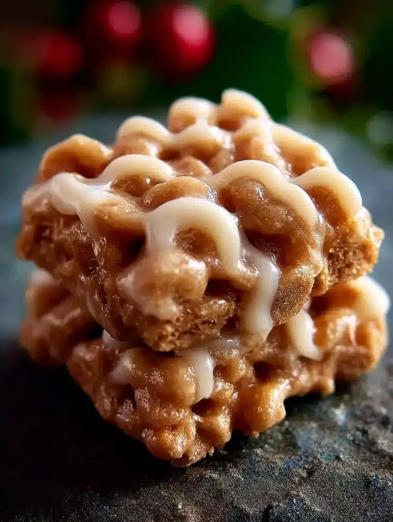 Weiße Spekulatius-Crossies: Einfaches Rezept für festliche Kekse