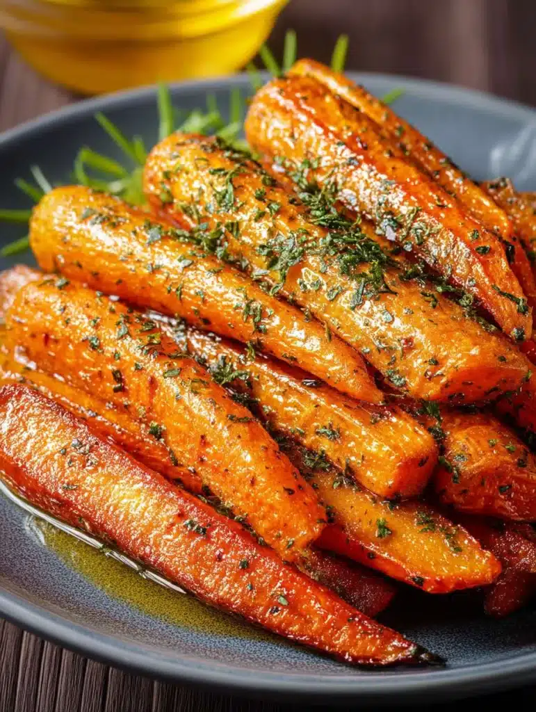 Geröstete Möhren mit Honig & Kräutern: Einfaches Rezept für eine köstliche Beilage