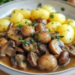 Herzhaftes Bouletten Rezept mit Champignon-Waldpilzsoße & Kartoffeln in 1 Stunde 164 213
