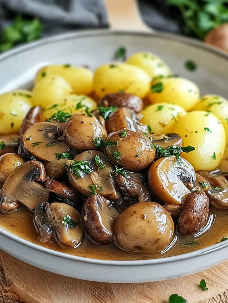 Bouletten mit Pilzsoße und Kartoffeln: Das ultimative Familienrezept