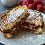 Schokoladen-gefüllter French Toast mit Nutella: Dein einfaches & schnelles Rezept in 20 Minuten 157 220