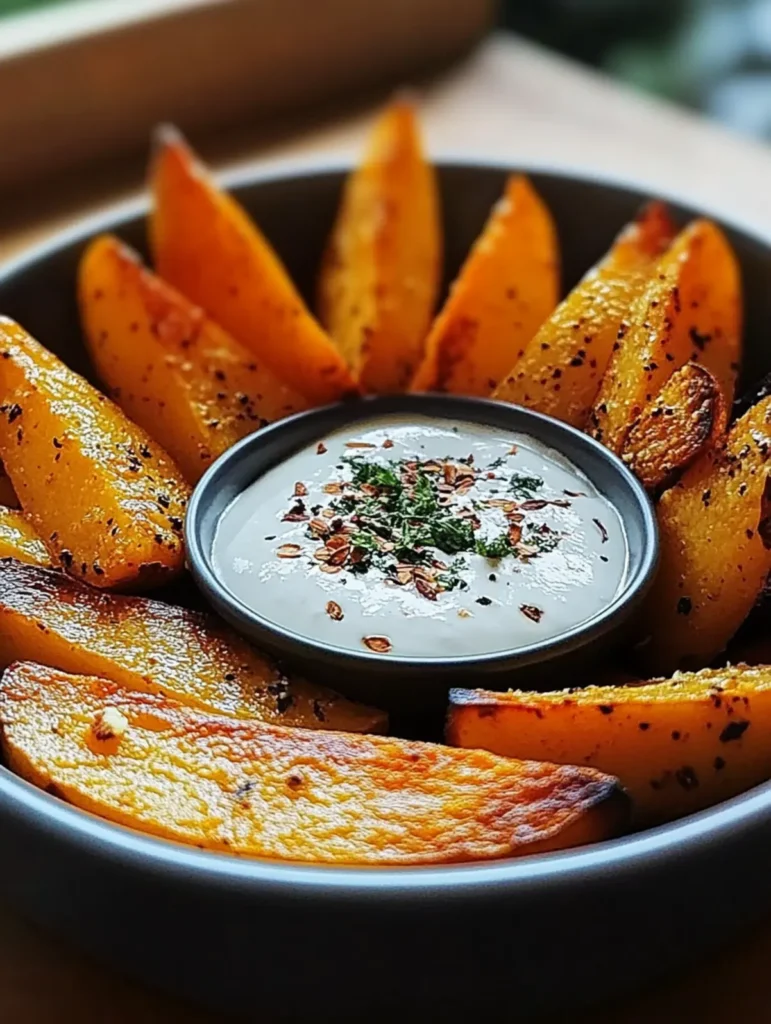 Knusprige Süßkartoffel-Wedges & cremiger Sahne-Dip: Einfaches Rezept für perfekten Crunch