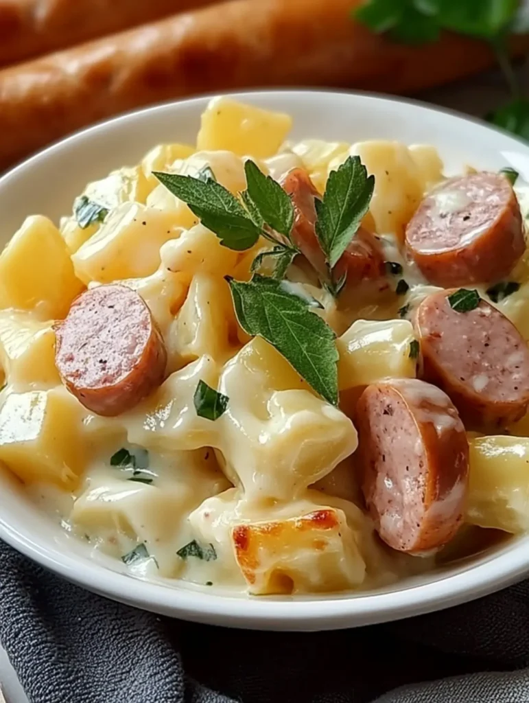 Klassischer Kartoffelsalat mit Würstchen: Traditionelles Rezept, Cremig mit Joghurt-Mayo & Beste Tipps