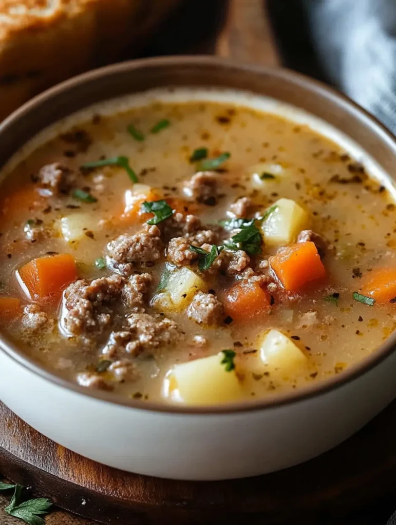 Herzhafte Hamburger Suppe Rezept: Schnell, wärmend & einfach mit Hackfleisch, Gemüse & Kartoffeln