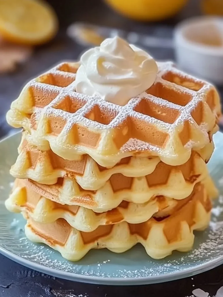 Fluffige Vanille Joghurt Waffeln: Einfaches & schnelles Brunch-Rezept für luftigen Genuss