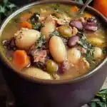 Herzhafter Bohneneintopf mit Schinkenhaxe: Traditionelles Rezept für wärmenden Genuss 140 256