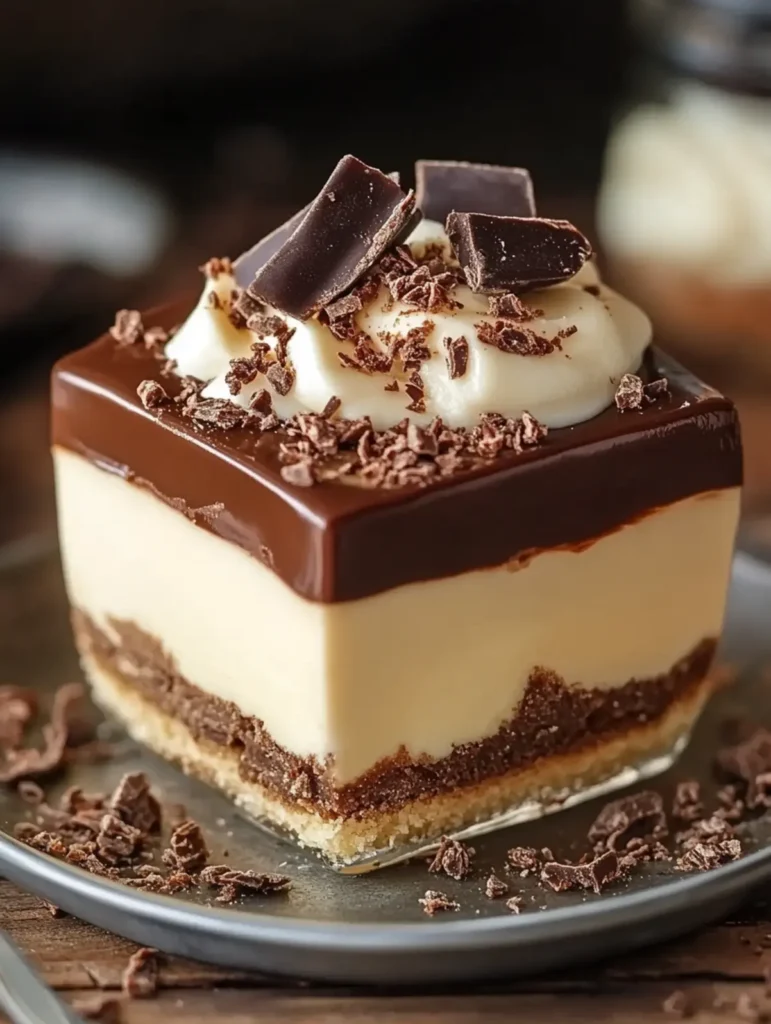 Schnelles Schokoladencreme-Schichtdessert: Cremig, knusprig & unwiderstehlich