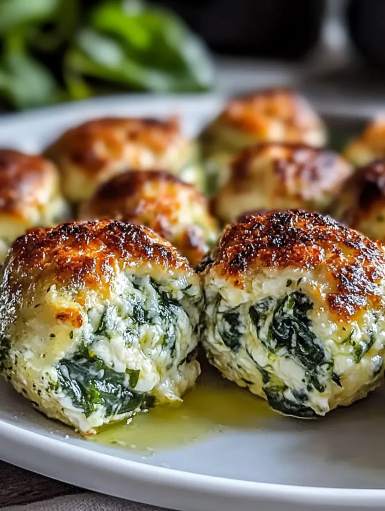 Spinat-Knoblauch-Fleischbällchen mit Mozzarella – Einfaches Rezept & Tipps