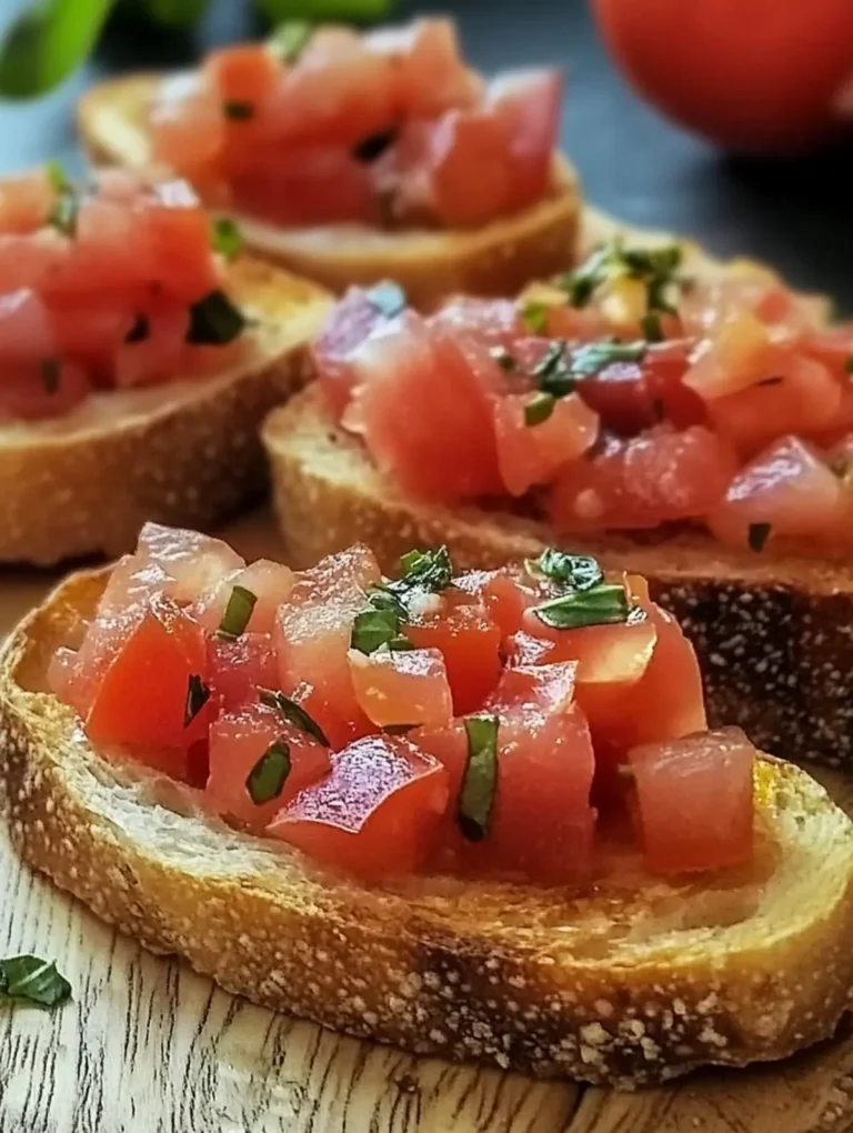 Bruschetta Rezept: Einfach, Lecker & Authentisch – Italienische Vorspeise Selber Machen