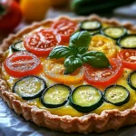 Knusprige Tomaten-Zucchini-Tarte: Einfaches Blätterteig-Rezept 132 282