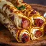 Knusprige Hot Dogs in Tortilla-Teig: Das schnelle Rezept mit Käsefüllung 164 302