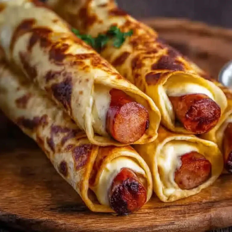 Knusprige Hot Dogs in Tortilla-Teig: Das schnelle Rezept mit Käsefüllung