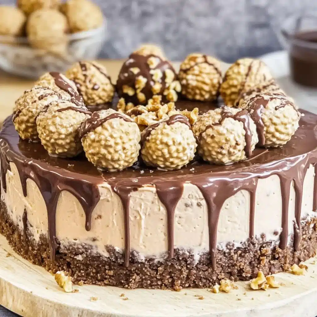 FERRERO ROCHER TORTE OHNE BACKEN: Dein einfaches Schoko-Haselnuss-Rezept für cremigen Genuss