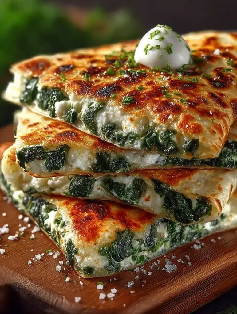 30 Minuten Spinat-Feta-Quesadillas Rezept: Schnell & Einfach Zubereiten