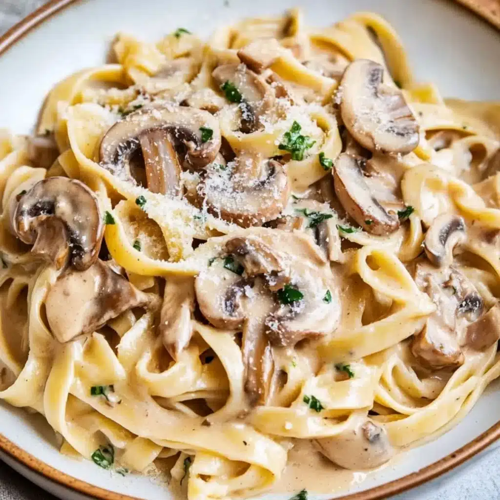Cremige Pasta in Champignon-Sahnesauce: Schnelles & einfaches 40-Minuten-Rezept