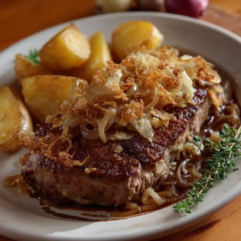 Omas Zwiebelrostbraten Rezept: Traditionell, zart & einfach – Dein Gourmet-Erlebnis
