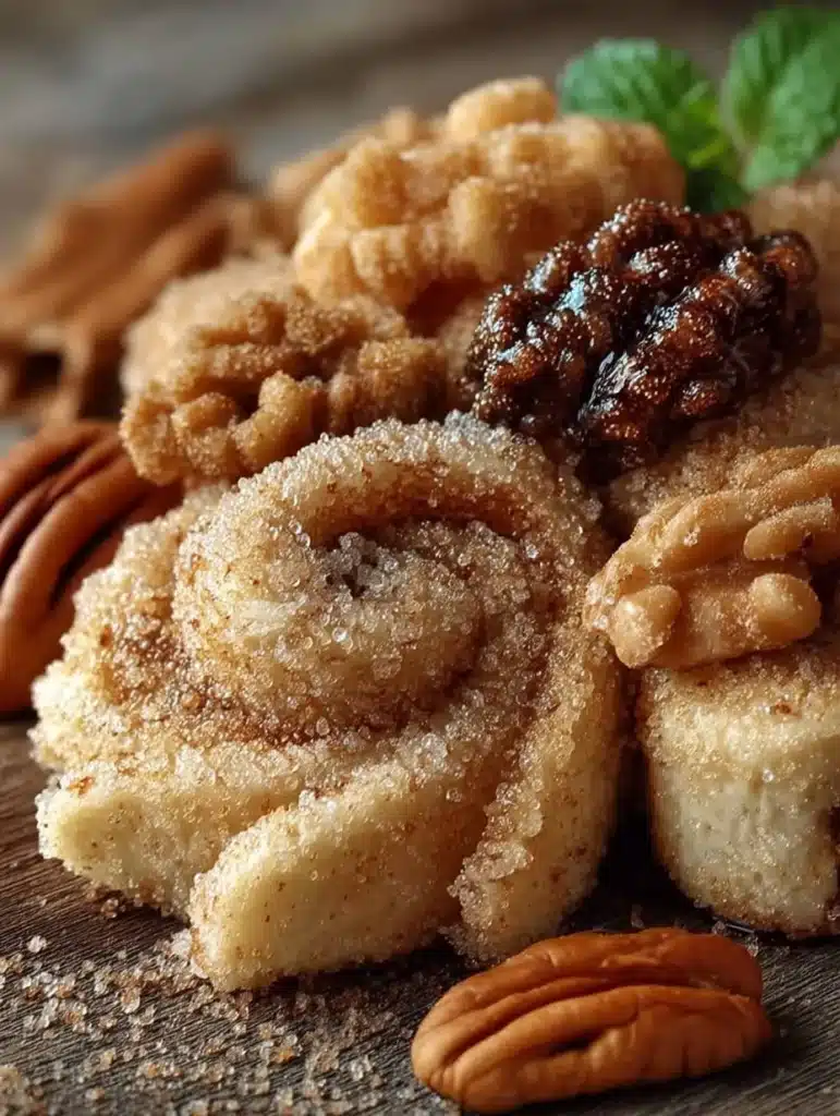 Zimt-Nuss-Röllchen Rezept: Köstliche Zimtschnecken mit Walnüssen oder Mandeln schnell selber backen