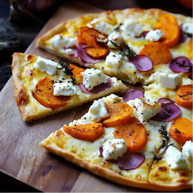 Kürbis-Flammkuchen mit Feta & Walnüssen: Herzhaftes Herbst-Rezept für knusprigen Genuss