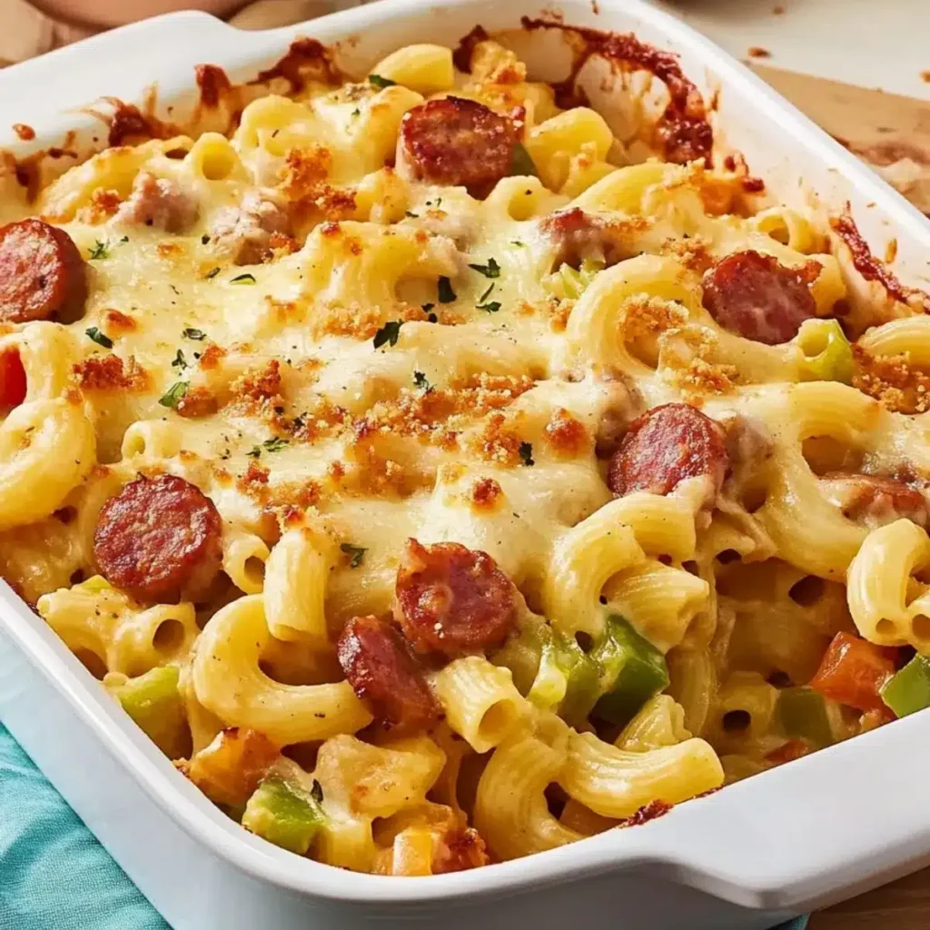 Käsenudeln mit Fleischwurst: Schnelles & einfaches Familienrezept in 40 Min.