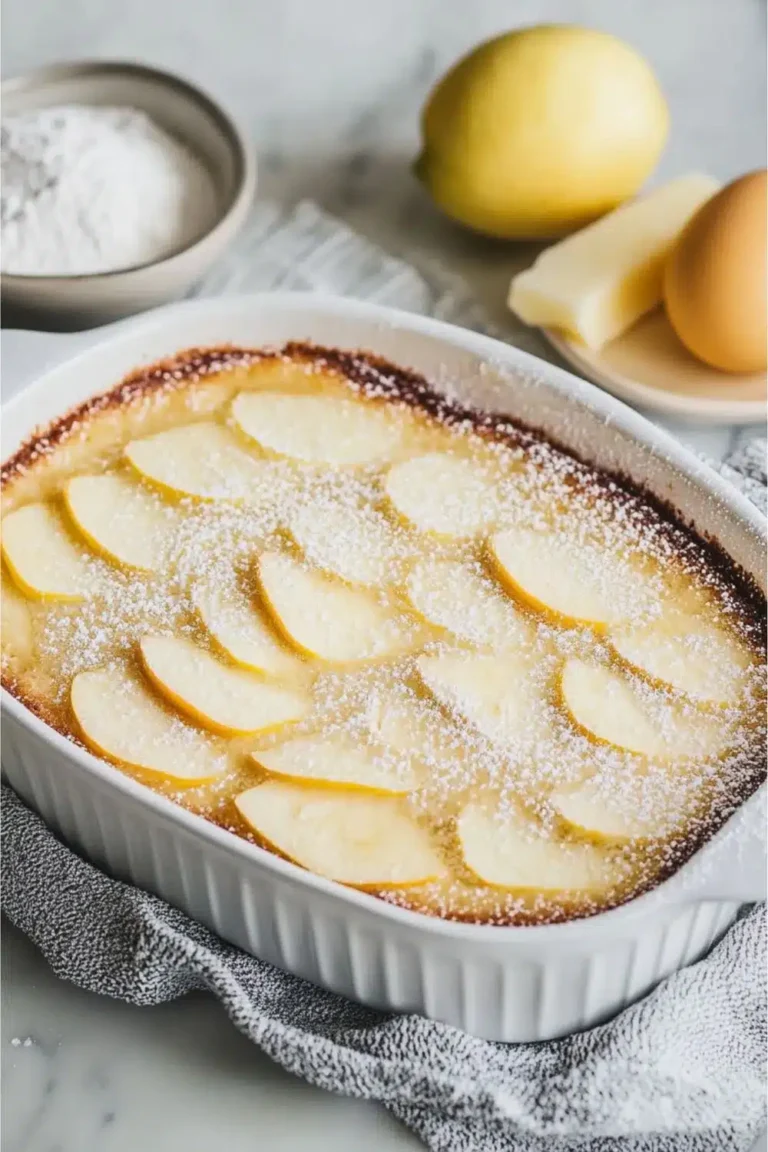 Klassischer Quark-Auflauf mit Äpfeln: Einfaches Rezept für luftig-leichten Genuss