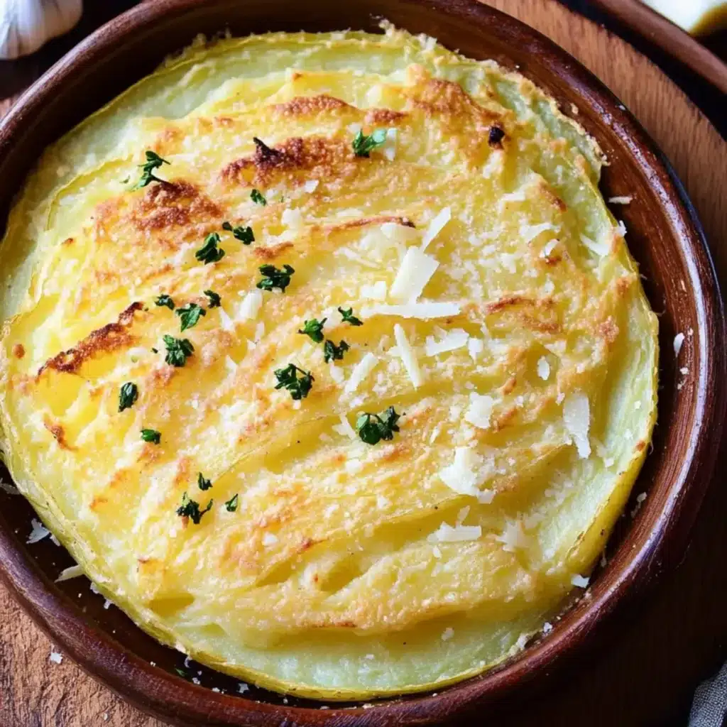 Gebackener Kartoffelbrei: Luftig, Cremig, Knusprig mit Parmesan & Knoblauch – Rezept