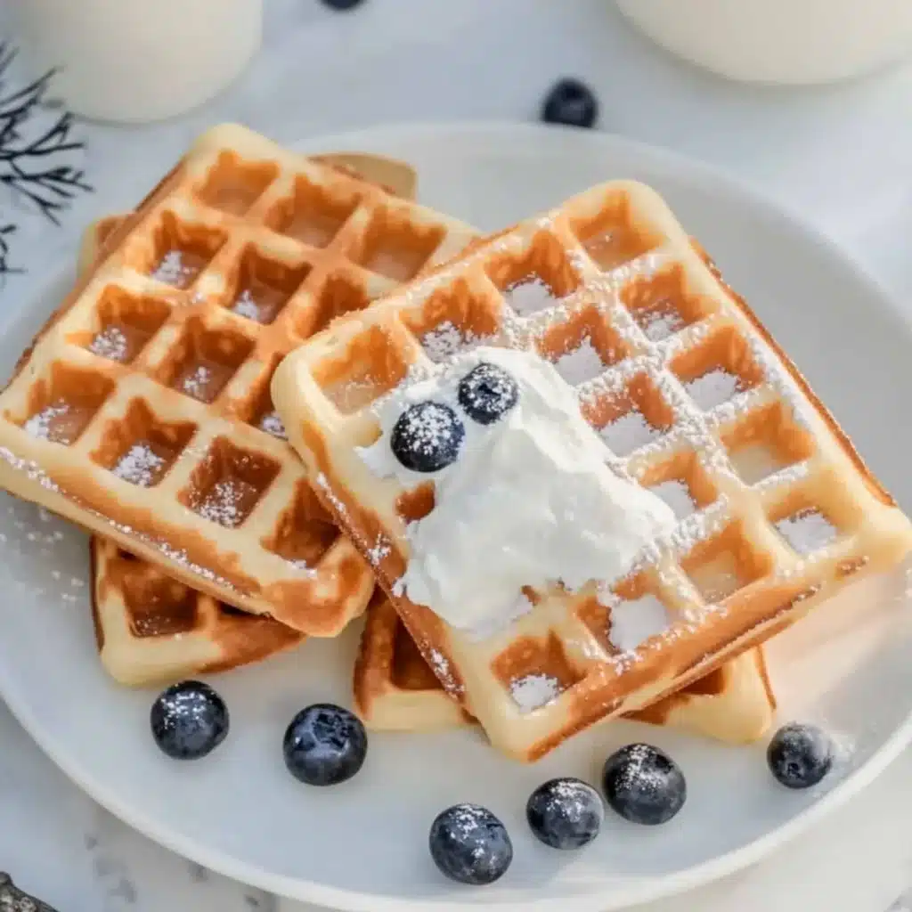 Waffeln ohne Zucker: Gesund, fluffig & knusprig mit Apfelmark
