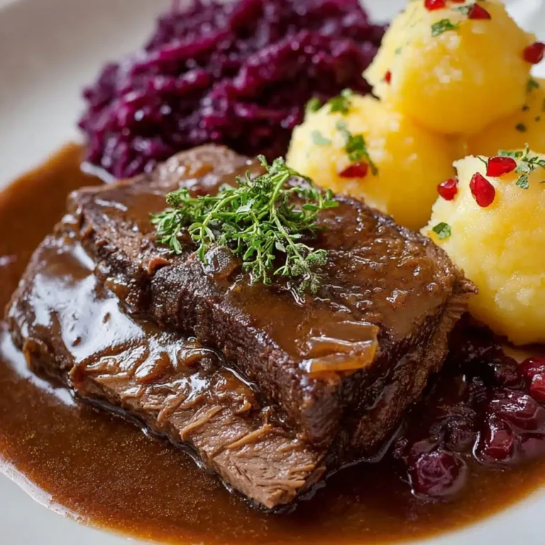 Das Perfekte Sauerbraten Rezept: Klassisch mit Rotkohl & Klößen | Schritt für Schritt Anleitung