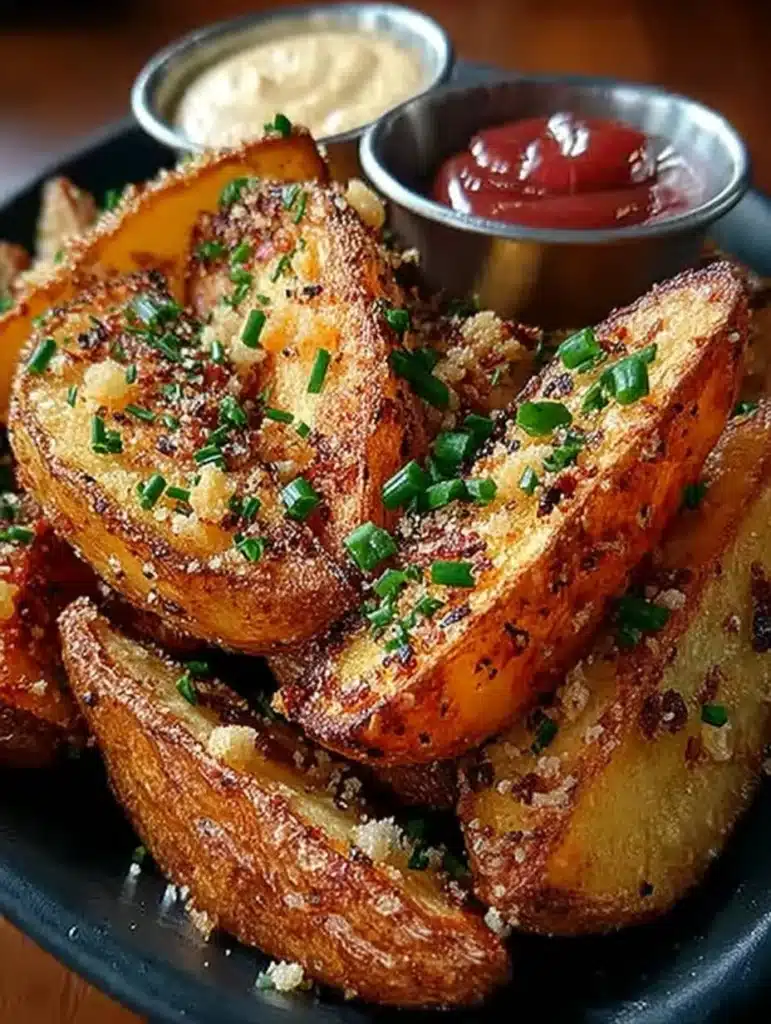 Krosse Kartoffel-Wedges aus dem Ofen: Einfaches & Schnelles Rezept für goldbraune Kartoffelspalten