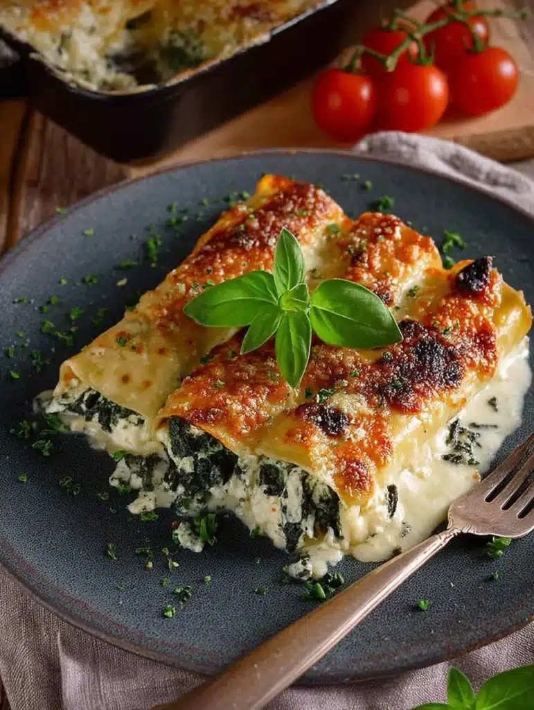Cannelloni mit Spinat & Ricotta: Einfaches Rezept für italienischen Genuss