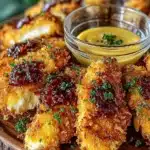 Knusprige Air Fryer Hähnchenstreifen mit Honig-Senf-Sauce – Einfaches & Schnelles Rezept 7 83