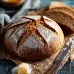 Dunkles Dinkelbrot selbstgebacken – Einfaches & Gesundes Rezept 9 86