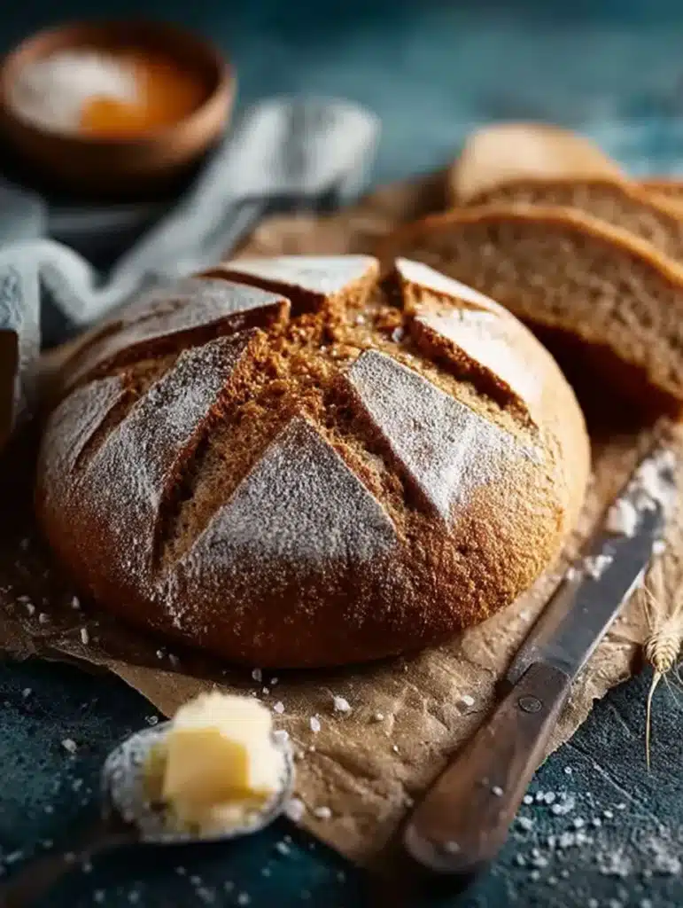 Dunkles Dinkelbrot: Einfaches Rezept mit Honig & Sonnenblumenkernen | 45 Min. Backzeit