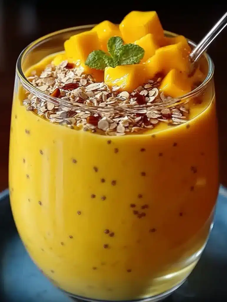 Mango Hafer Smoothie: Cremig, erfrischend & einfach – Dein Energie-Kick für jeden Tag