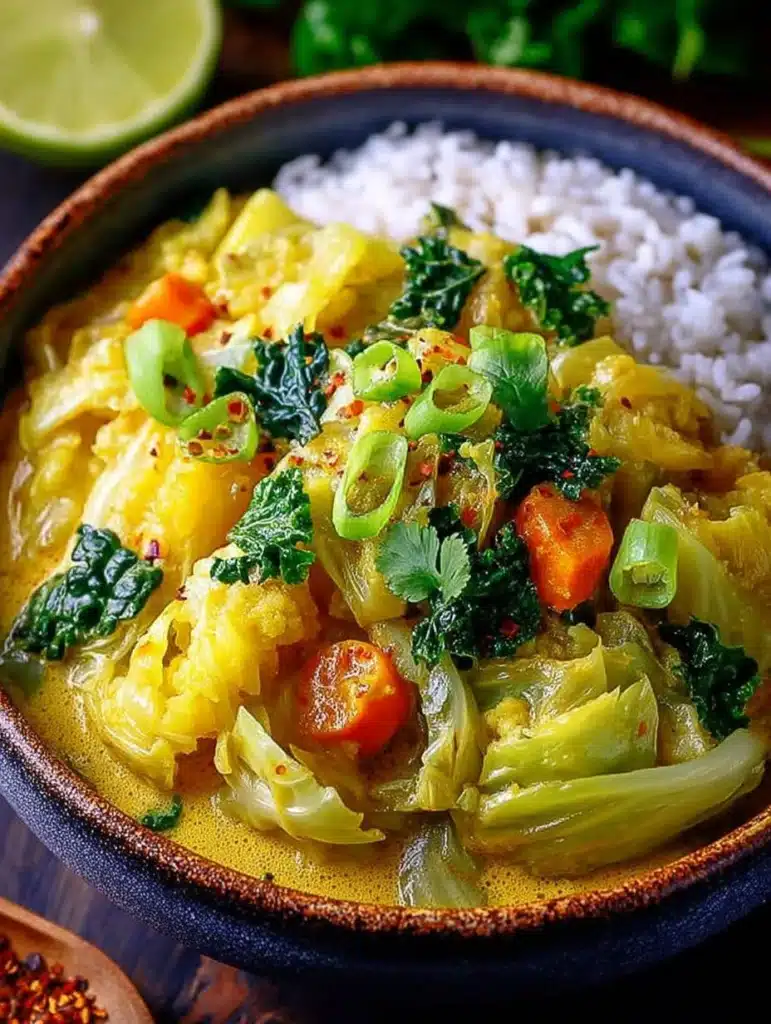 Schnelles Spitzkohl Curry mit Kokosmilch: Cremig, gesund & einfach vegan 46 Schnelles Spitzkohl Curry mit Kokosmilch: Cremig, gesund & einfach vegan