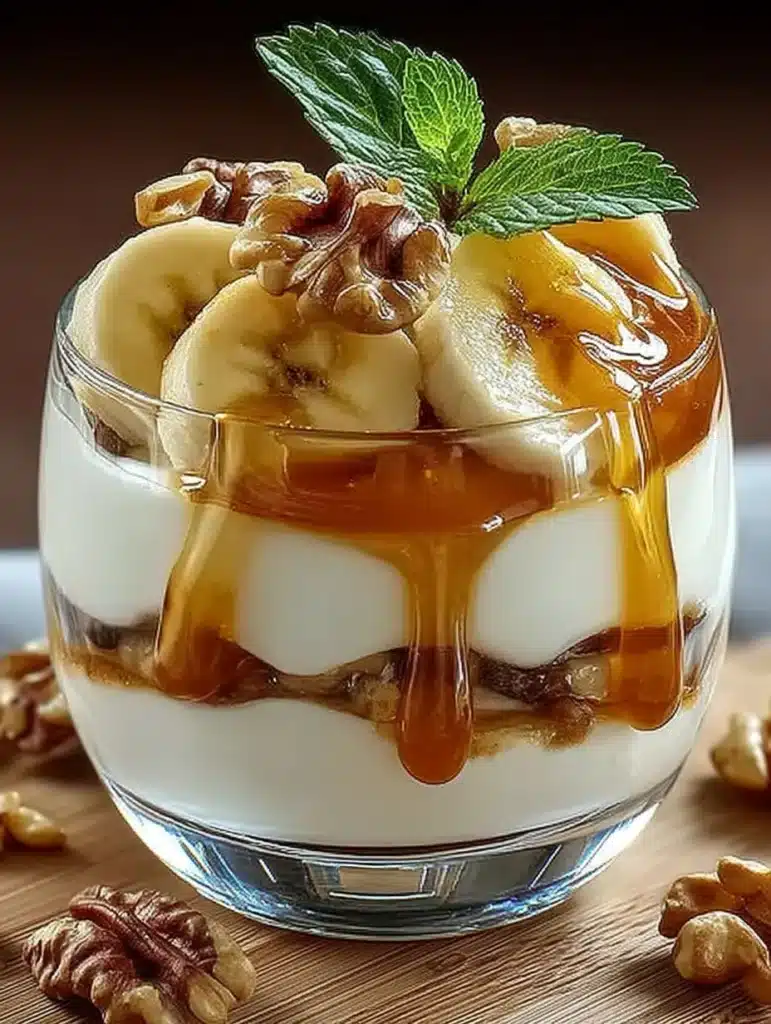 Joghurt mit Honig, Banane & Walnüssen: Schnelles & Gesundes Frühstücksrezept