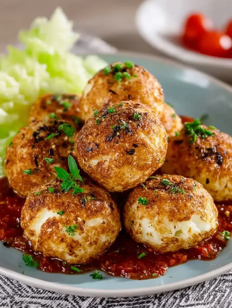 Blumenkohl-Mozzarella-Bällchen Rezept: Knusprig, Vegetarisch & Einfach Backen