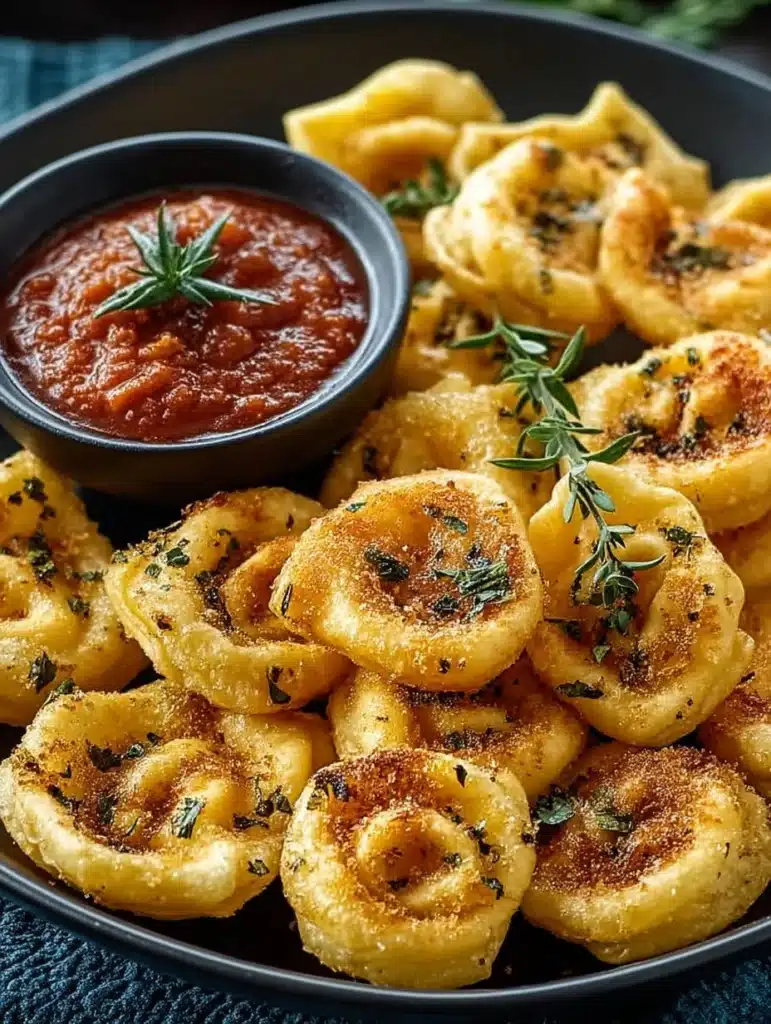 Knusprige Tortellini Airfryer mit Hühnchen & Parmesan: Schnelles Rezept in 35 Min.