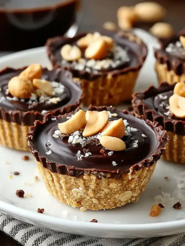 Haferflocken-Erdnussbutter-Cups: Schnelles & einfaches Rezept für gesunde Snacks