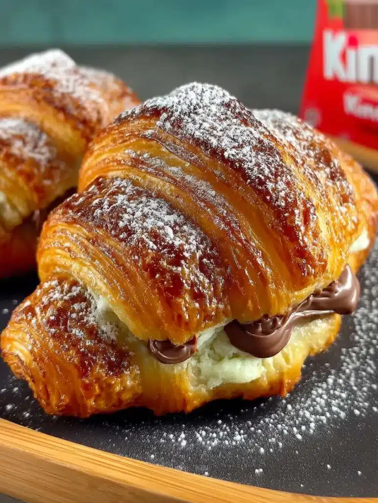Kinderriegel Croissants: Schnelles & einfaches Rezept für süße Blätterteig-Leckereien